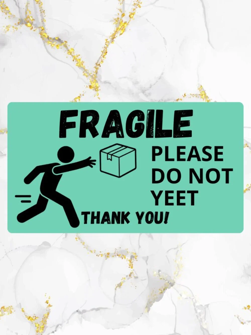 100 Fragile Stickers for Packaging | Small Business Labels